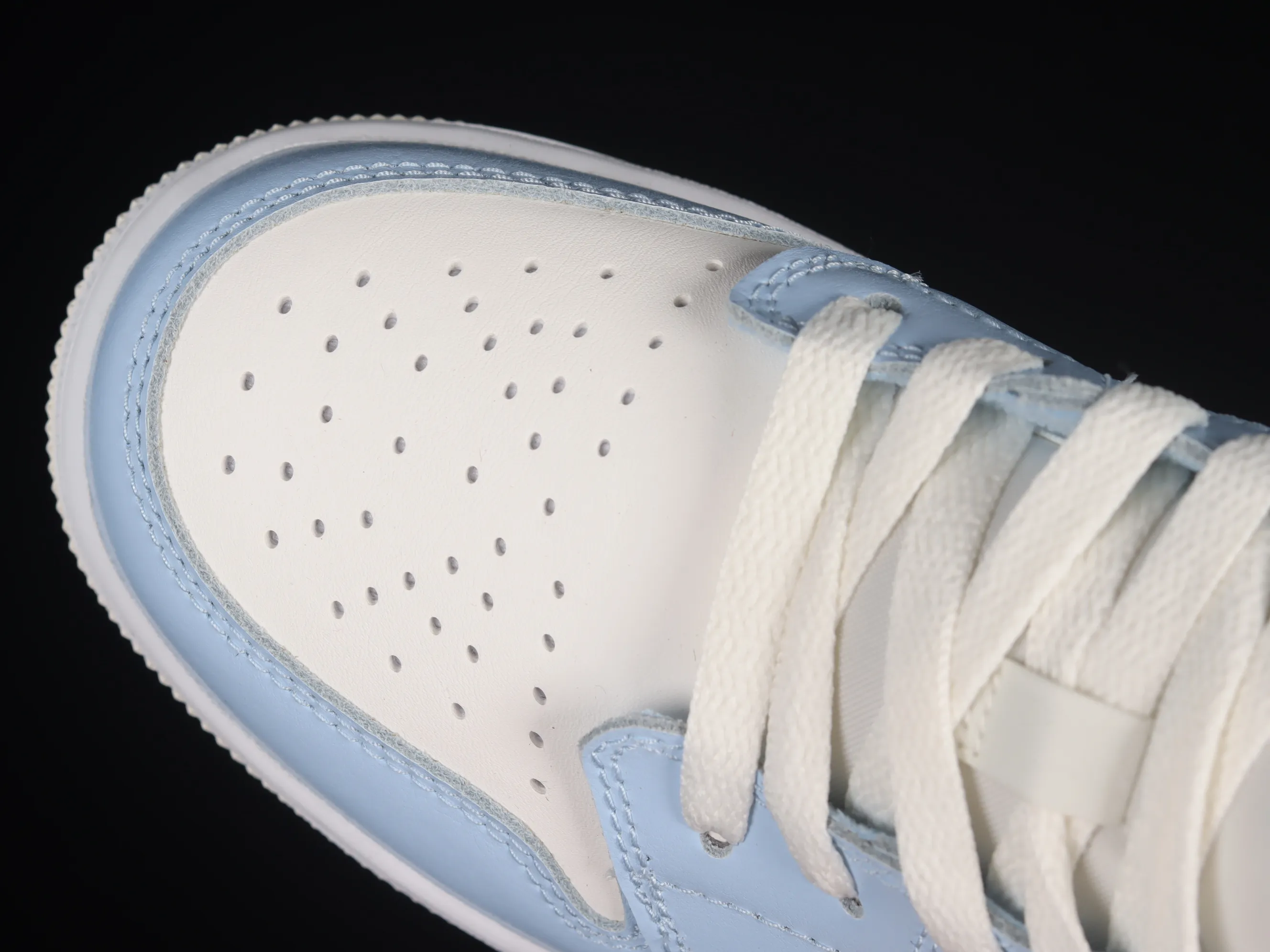 All categories Air Jordan Jordan series basketball shoes Air Jordan 1 Low G version pure original Air Jordan 1 Low "Lce Blue" AJ1 Joe 1 white blue low-top basketball shoes 554723-401